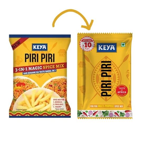 Keya Piri Piri 8g sachet- Pack of 20