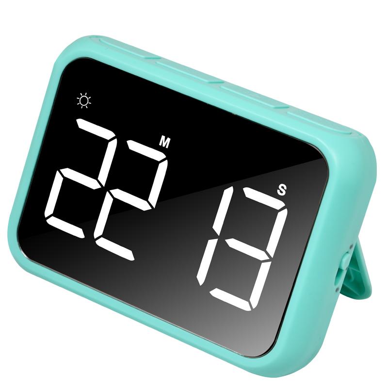 1PC Modern minimalist led Battery timer Student only Digital timer Kitchen Countdown Reminder (no battery)