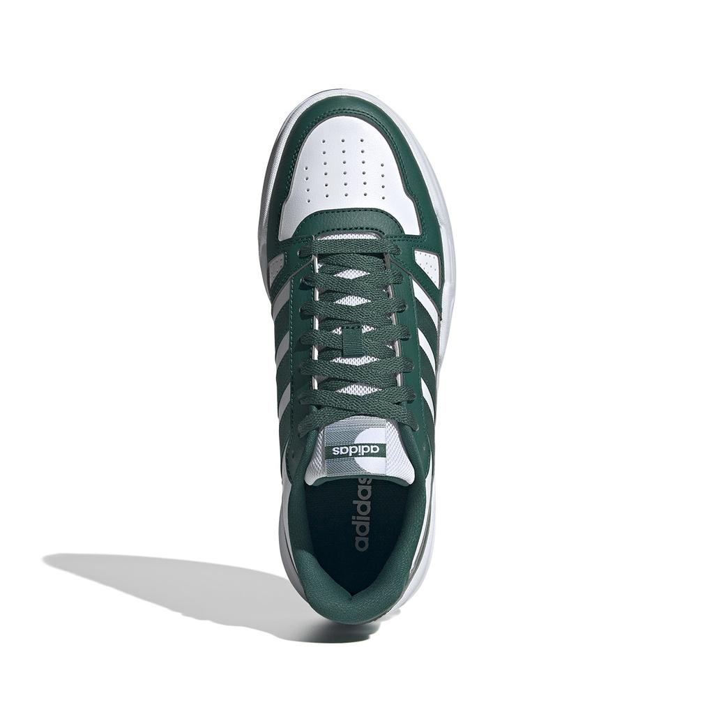 adidas LITE BALLER Slip Resistant And Breathable Low Top Skateboard Shoes Men's Green White JR5230