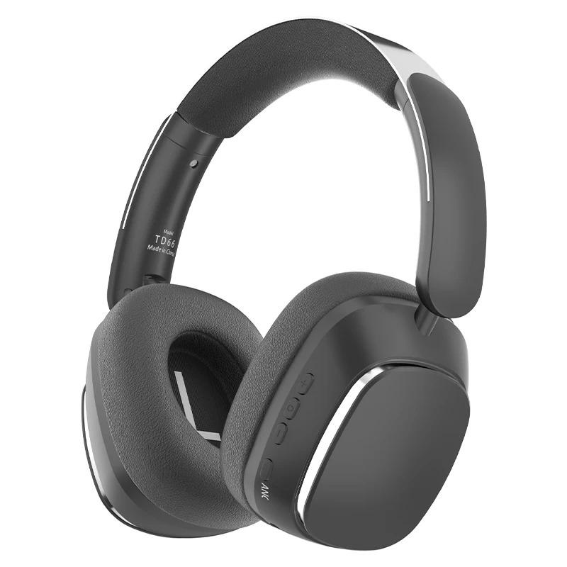 Sluchátka TD66 ANC Bluetooth s aktivním potlačením hluku ANCPods-Max Náhlavní soupravy ENC-Hovory 1000mAh 100H Doba přehrávání