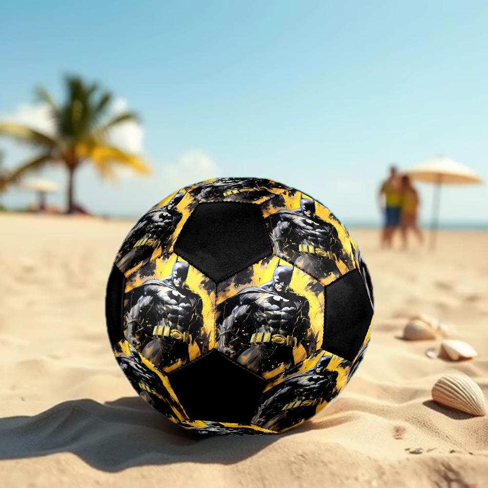 Batman Theme Size 5 Soccer Ball, Suitable for Both Indoor and Outdoor Matches, a Gift Suitable for Everyone.