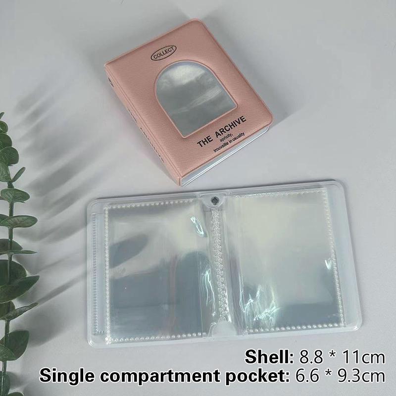 40 Positions Kpop Binder Photocards 3 Inch Love Heart Hollow Collector Book Idol Photocards Holder Book Binding Machine