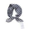 55 Polka Dot Silk Scarf: Spring Summer Korean Fashion Headscarf & Decorative Hairband for Women