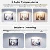 Led Motion Sensor Wall Lamp Touch 360 Rotatable USB Recharge Wireless Portable Night Light For Bedroom Reading Lamp