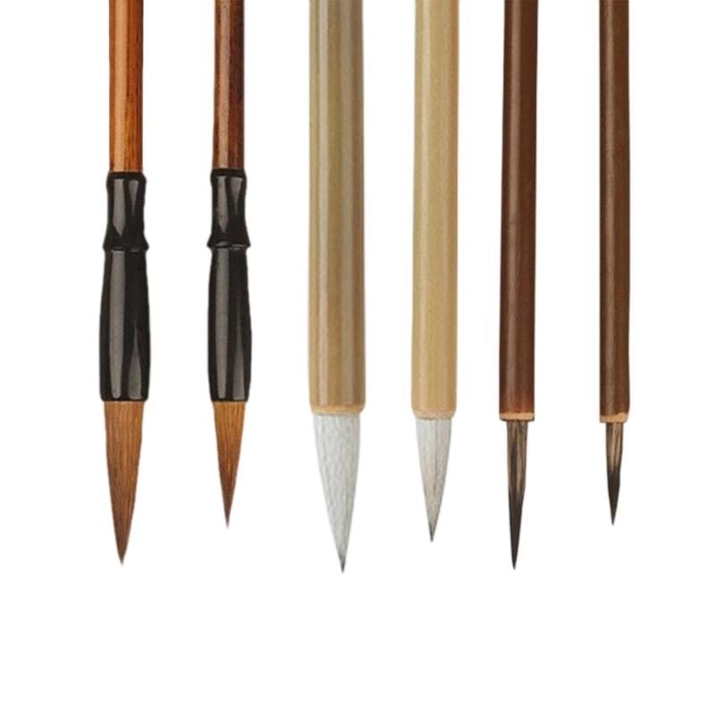 Professioneller chinesischer Kalligraphiepinsel Holz Chinesischer Malpinsel für Anfänger Kalligraphie Antithetisches Verspaar Schreiben