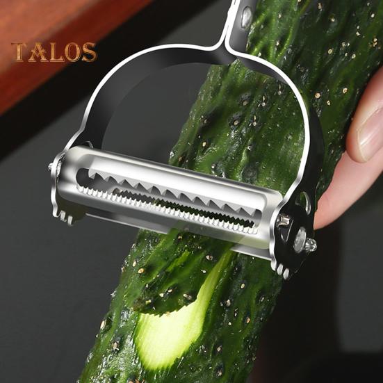 Stainless Steel Double-Sided Blade Peeler Multifunctional Vegetable Julienne Peeler for Potato Carrot Fruit Easy To Use And Clean Kitchen Essential