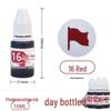 Photosensitive Quick-Dry Stamping Ink - 10ml Red, Black, Blue, Purple Ink for Stamp Pads