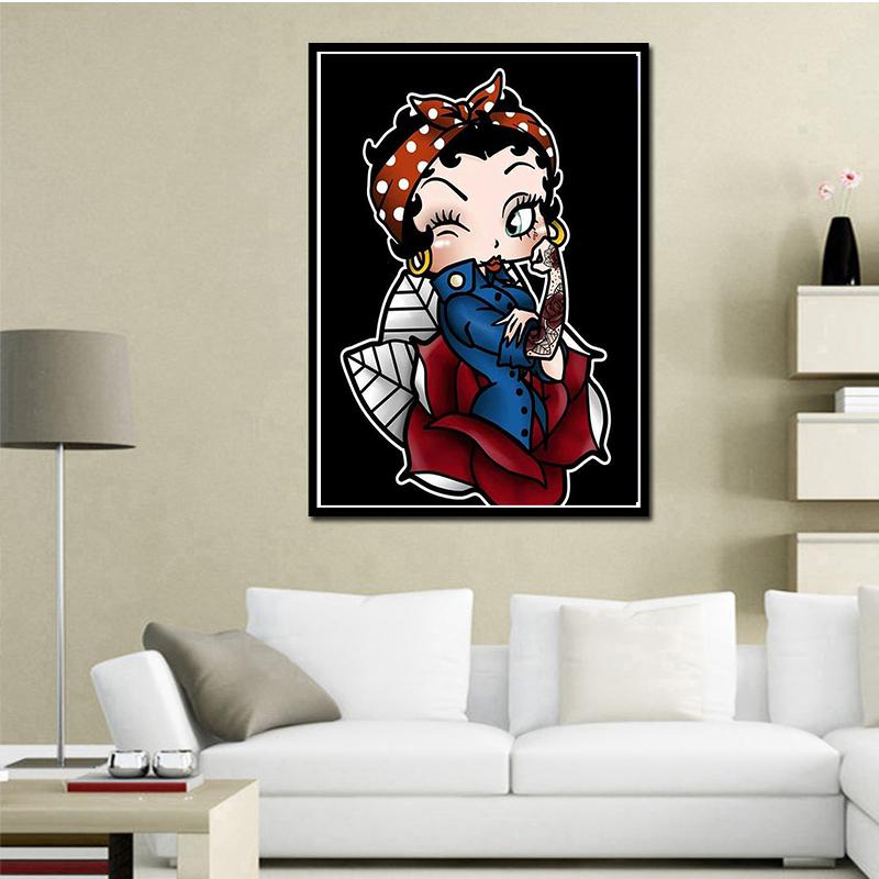 5D Cartoon Character Diamond Painting Princess Home Decoration Painting DIY Full Diamond Inlaid Cross Stitch Manual Kit