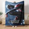 Custom Name Spider-Man Comic Artwork blanket for Couch & Bed, Plush Cozy Fuzzy Blanket Super Soft & Warm Blankets for Fall and Winter. 09087