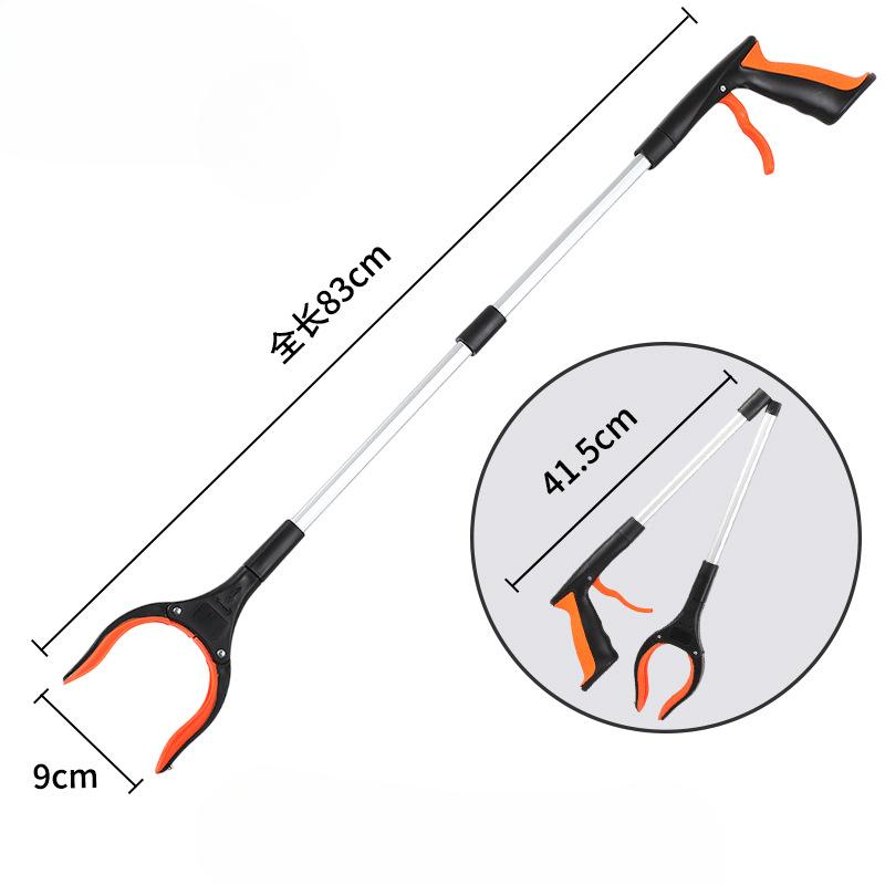 Garbage Picker Gripper with 360 ° Rotating Clip Trash Grabber Pick Up Tools 83cm Lightweight Foldable Gripper Extender Hand Tool