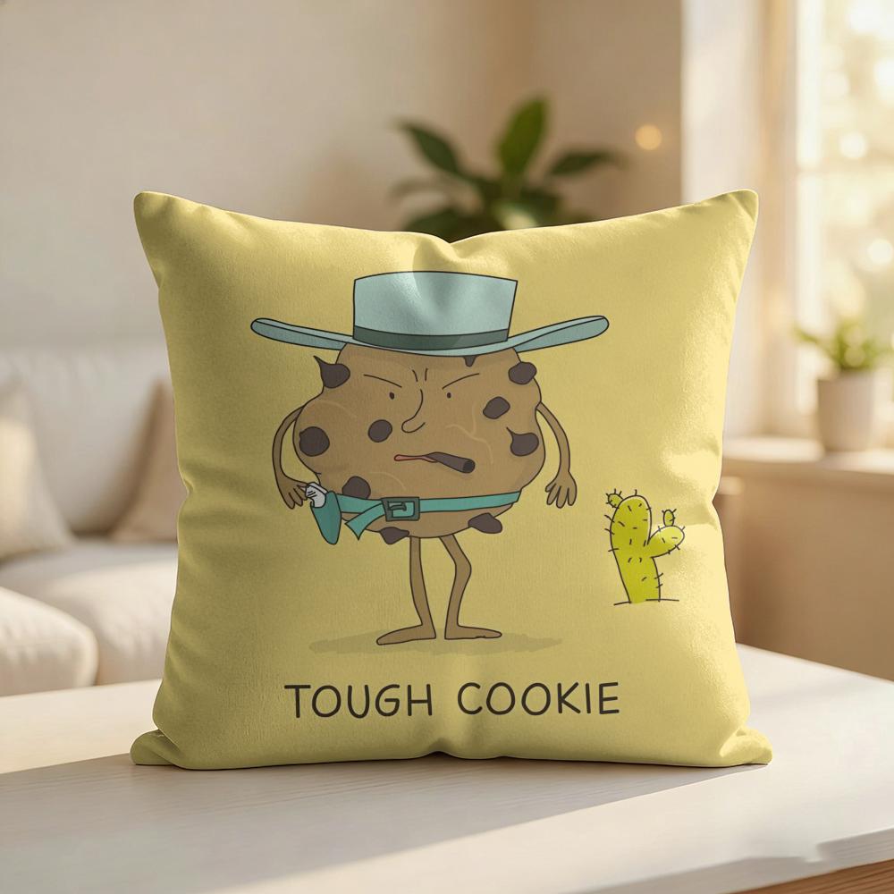 Funny Fancy Abstract Ins Art Cushion Cover Silky Short Plush Invisible Zipper Dustproof Sofa Pillow Case For Home Decor