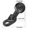 Motorcycle Phone Holder Angled Head Adapter Ball Base Angled Shock Absorbing Sturdy Alloy Ball Base Cycling Accessories for Bike