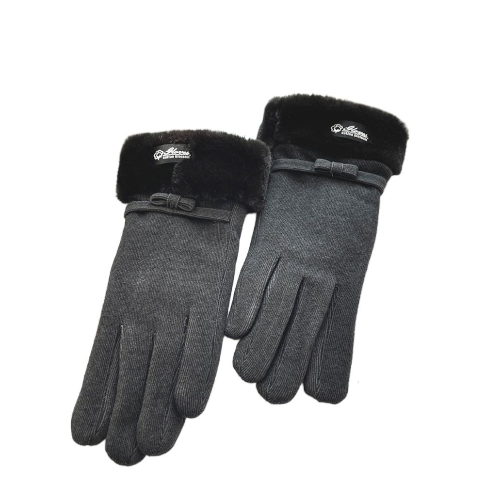 Korean Style Gloves Full Finger Gloves  Driving Mitten Autumn Winter Female Gloves