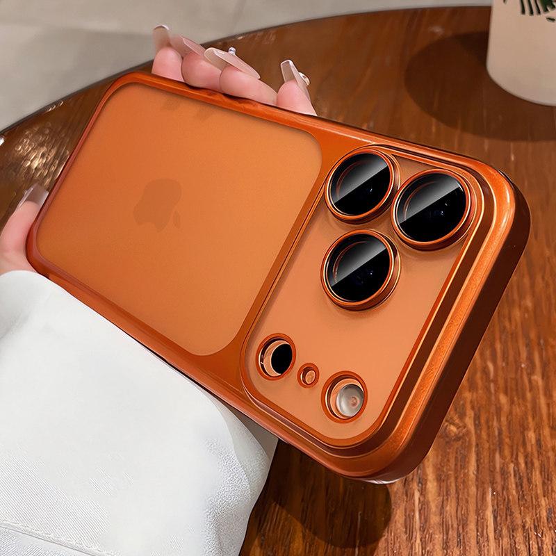Apple 17 Pro & iPhone 17 Air Ultra-Thin Frosted Transparent Protective Case with Lens Coverage