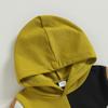 Baby Boys Track Suit 6M 12M 18M 24M 3Y Contrast Colors Long Sleeve Hoodie Sweatshirt and Elastic Pants for Toddler 2 Piece Outfits