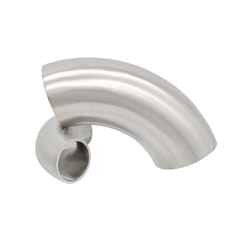 Sanitary 304 Stainless Steel 90-Degree Welded Short Elbow