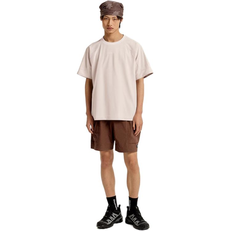 SALOMON T Shirt Men's Brown Pink C28504