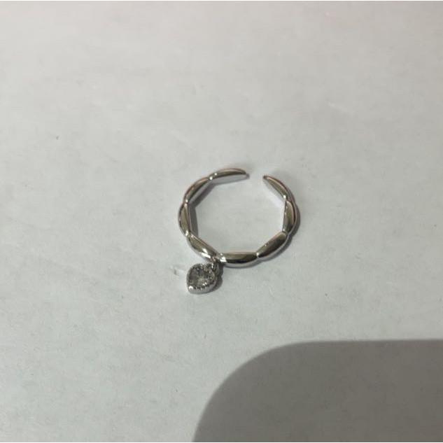 Stilvoller 925 Sterlingsilber Fischschuppen Offener Ring für Frauen mit Geometrischem Design