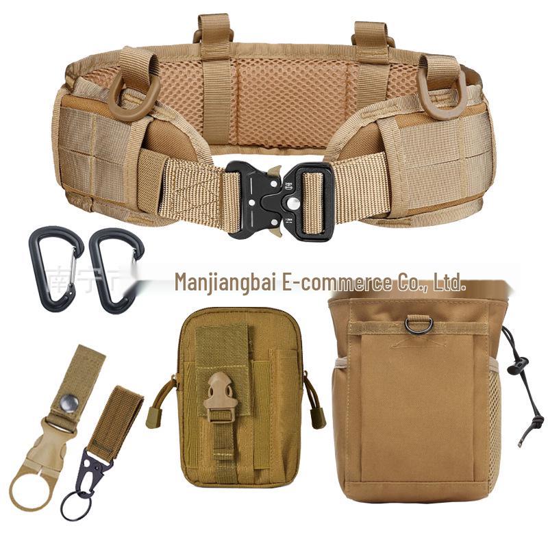 Tactical Outdoor Multifunction Waistband with Molle Accessories for CS Competitions