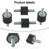 4pcs Rubber Buffer Accessories Damper Silent M5 M6 M8