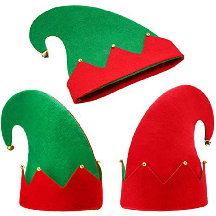 Parent-child Christmas Elf Candy Shoes Hat Christmas Holiday Fancy Dress Parties