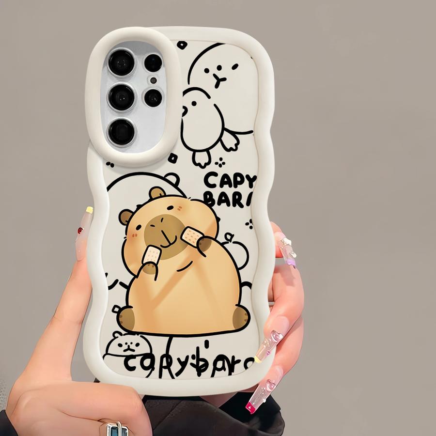 Capybara Cute Cool Soft Phone Cover Case for Samsung Galaxy S21 S20 FE S23 Plus A25 S24 S22 Ultra S25 A26 A24 A54 A55 A36 A35