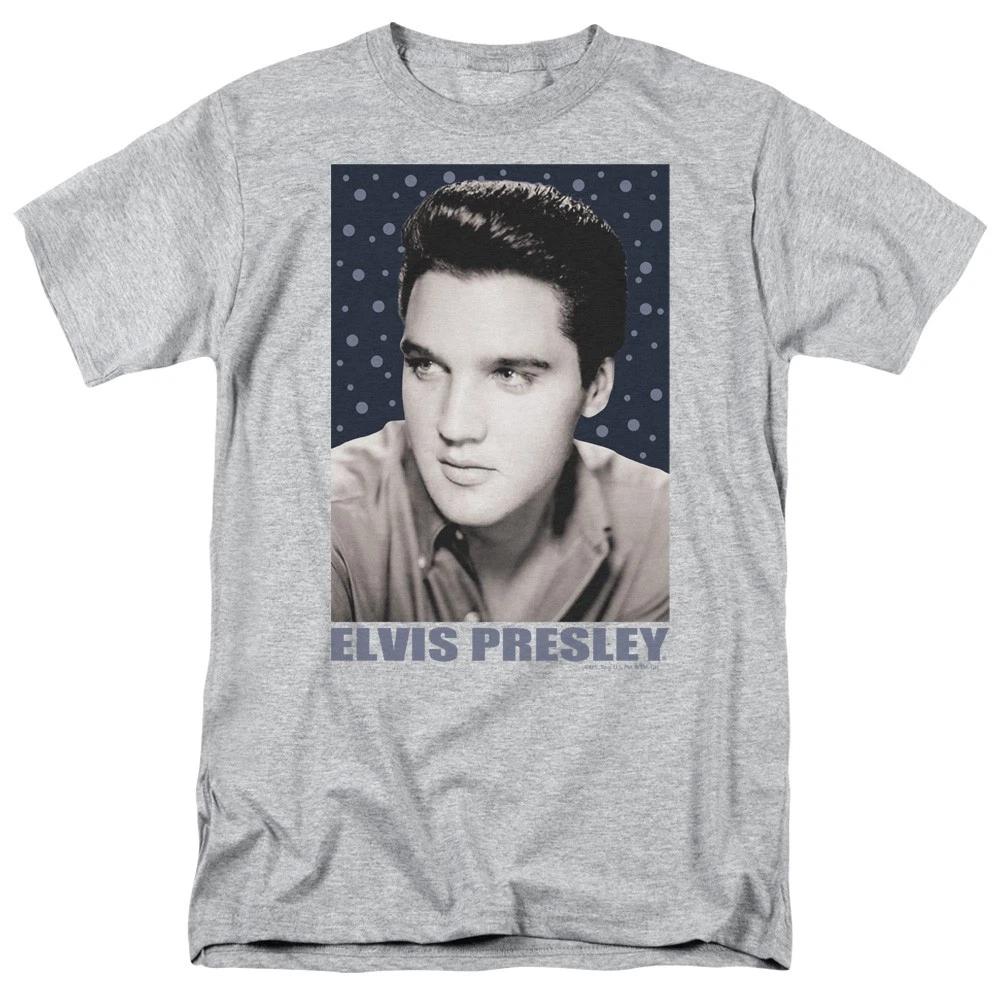 Elvis Presley - Blue Sparkle - Unisex Short Sleeve Children s T-shirt - Gray 100