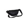 Noora Black Leather Waist Bag | Multipurpose Travel Bag for Running, Hiking, Travelling with Adjustable Straps |