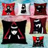 EEmily Les Étranges Tailles Variées Housse de Coussin Carrée Pour Voiture Maison Chambre à Coucher Décor Cadeau Personnalisé pour la Saint-Valentin