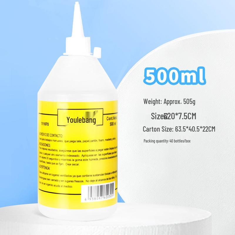 30ml Bastelkleber für Vliesstoff, Hanfseil & Knöpfe - Farblos & Transparent