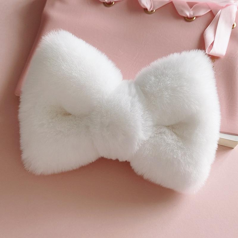 

Сделай сам Плюшевая заколка для волос с большим бантом и повязка на голову для девочек 7 x 5.5 cm (Lighter Color, 700G)