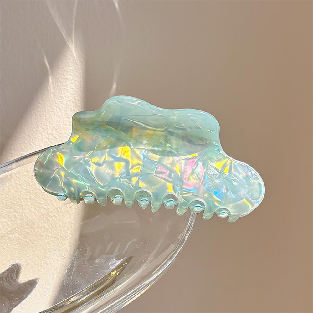 New Medium Size Glossy Hair Clips Hairpin Fashion Hair Accessories Solid Color Hair Claw For Women Girl