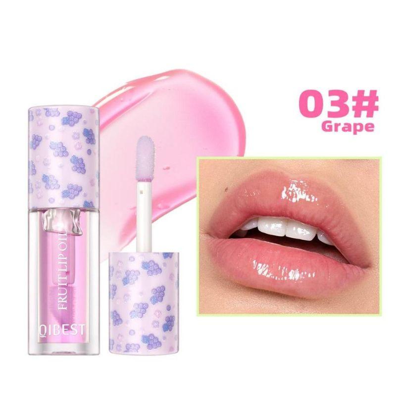 Mirror Lip Oil, Fruity Flavor, Moisturizing, Moisturizing and Plumping Lips, Water-glossy, Transparent, Anti-chapped Lip Gloss, Makeup
