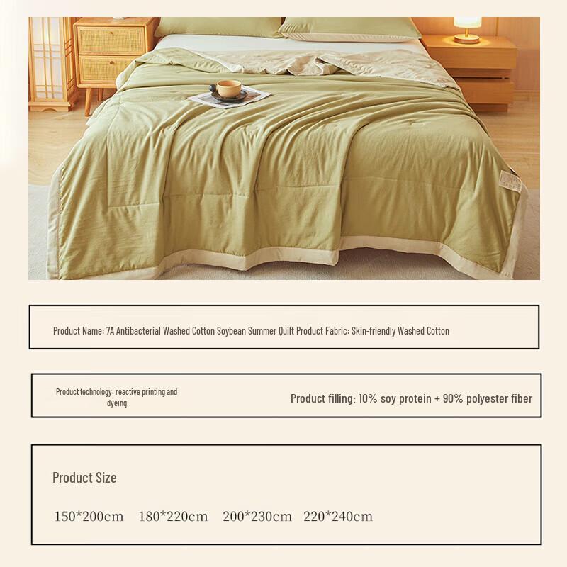 Grace 7A Antibacterial Soy Fiber Summer Quilt