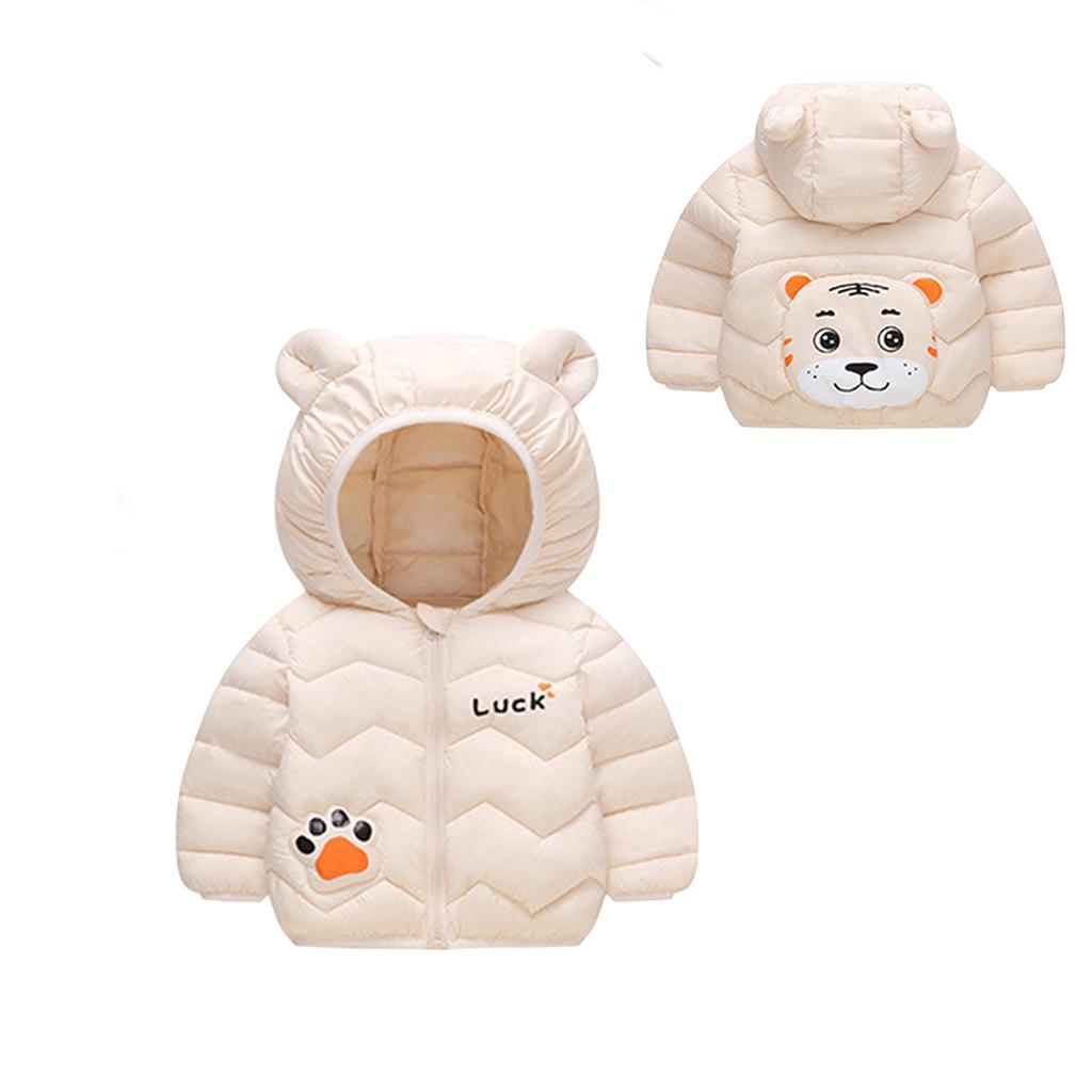 Kids Toddler Long Sleeve Hooded Down Jacket Trendy Comfortable Winter Coat for Boys and Girls