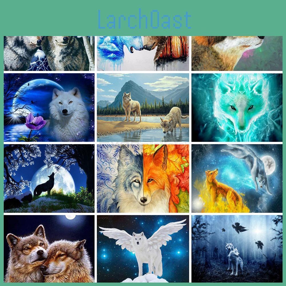 Diamond Painting Wolf 5d Diy Cross Stitch Needlework Mosaic Picture Decor Gift Full Diamond Embroidery Animals