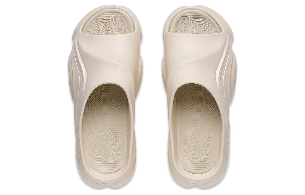 Li Ning BADFIVE Slide Quiet Slide Slippers Men's Dusty Khaki ABTT003-3