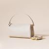 The first layer of cowhide leather women's bag has simple texture, underarm bag women's new popular versatile portable oblique span bag