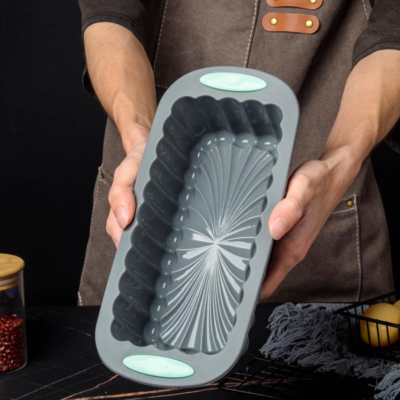 Baking Pan Silicone Mold Large Rectangular Toast Box Cake Mousse Mold High Temperature Kitchen Supplies
