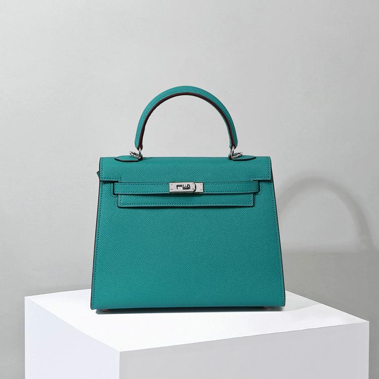Euli Handheld Seilkette der zweiten Generation Fünf-Gold Einblatt-Schnalle im Mini-Stil zum Überkreuztragen Damen-Taschenverschluss-Schnallendesign