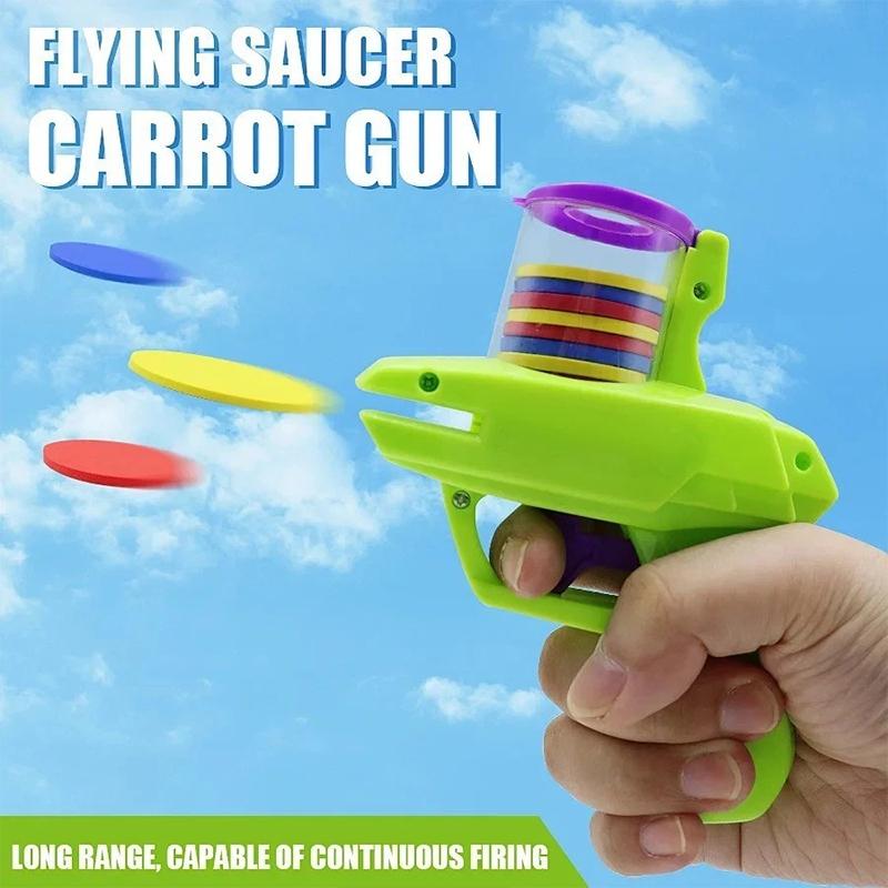 Ufo Foam Blaster Gun - Eva Soft Bullet Toy For Outdoor Battle, Parent-Child Interactive Stress Relief Game