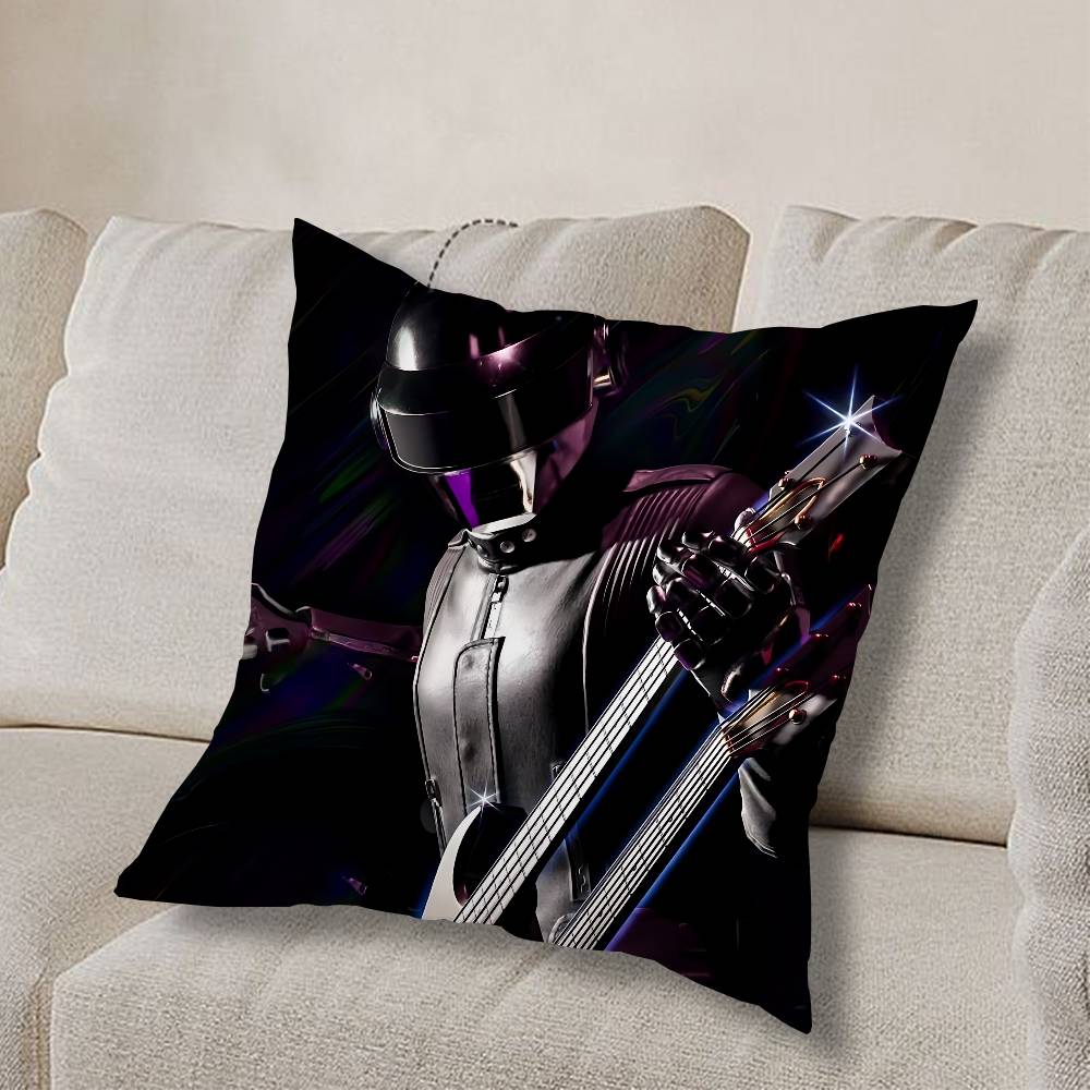 COOL FRA Daft Punk band Pillow Case Sofa Living Room Bedroom Headboard Backrest Cushion Square Cushion Nap Time