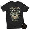 Dark Academia Aesthetic Edgar Allan Poe Moth Moon T-Shirt