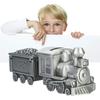 Money Saving Box Saving Bank 18.5x9x5.5cm Money Saving Bank Alloy Retro Train Model Saving Box Saving Train Saving Money Box for Table Decoration