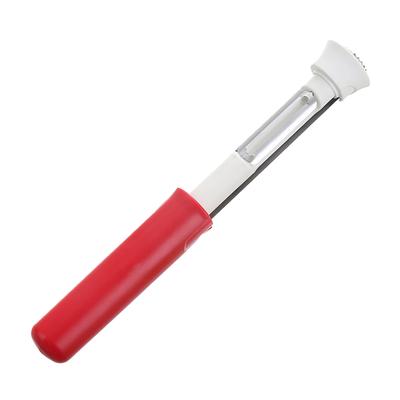 Curățător de Fructe Semănător 2 în 1 Multifuncțional Portabil Oțel Inoxidabil Cotor de Pară Instrument de Bucătărie Alb