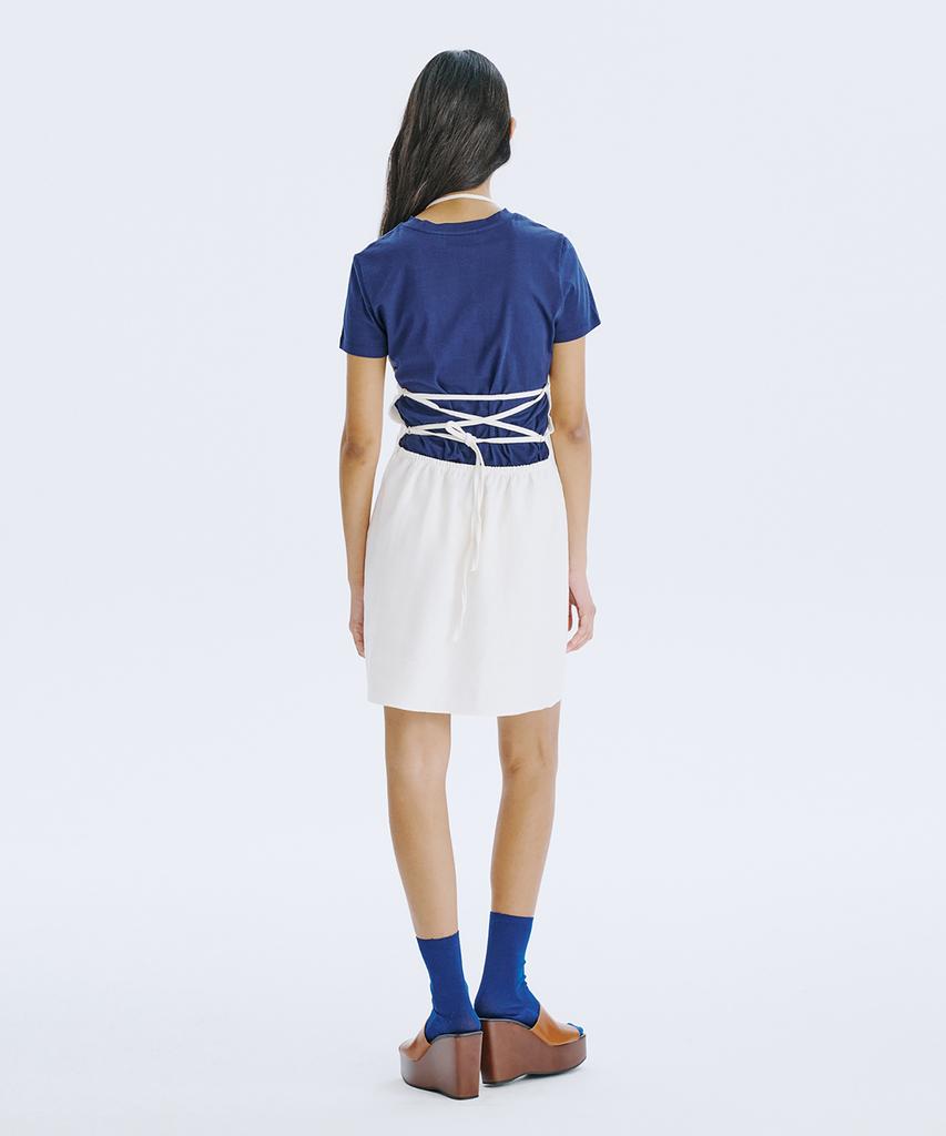 Bundercammer Strap Mini Dress_White