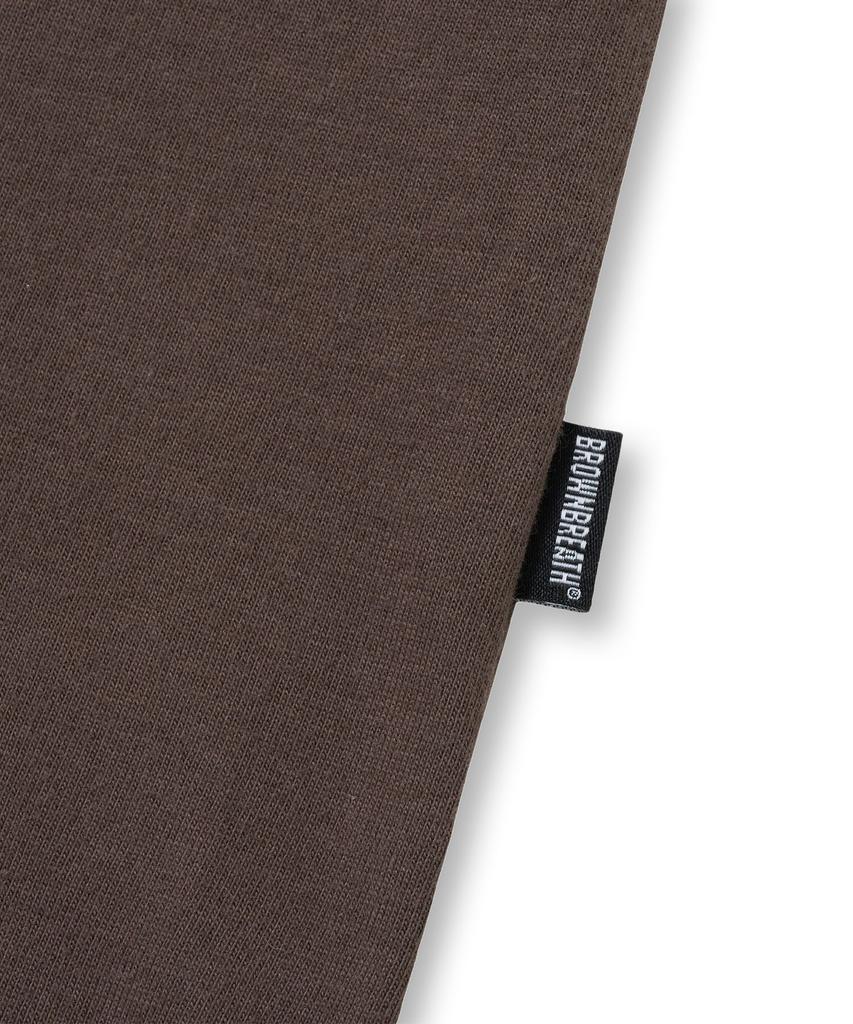 Brown Bless Tag Tee - Dark Brown