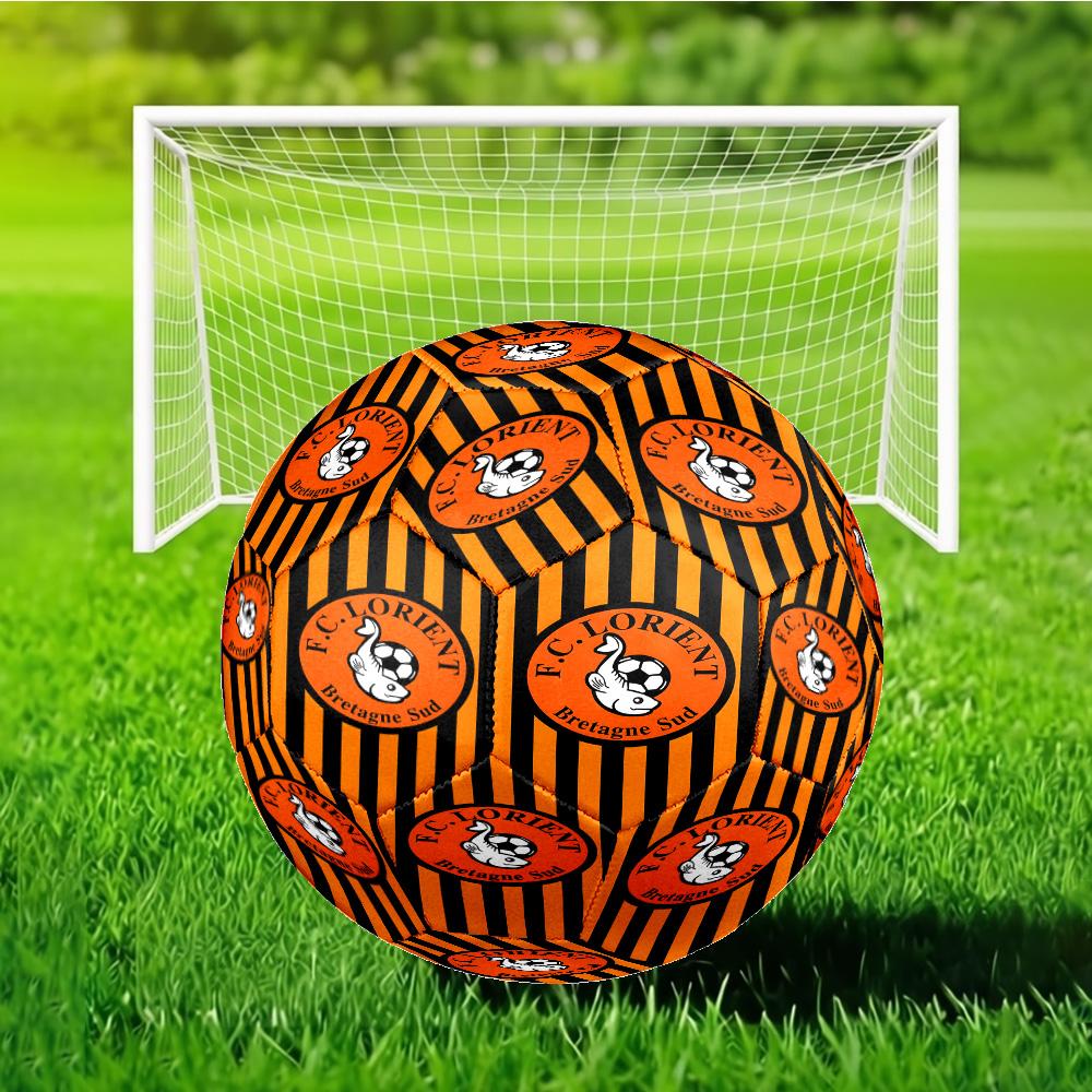 Lori-ent Football Club Soccer Ball Size 5 Soccer Ball, Machine-stitched, Soft and Comfortable, Suitable for Training and Matches Fan Gift