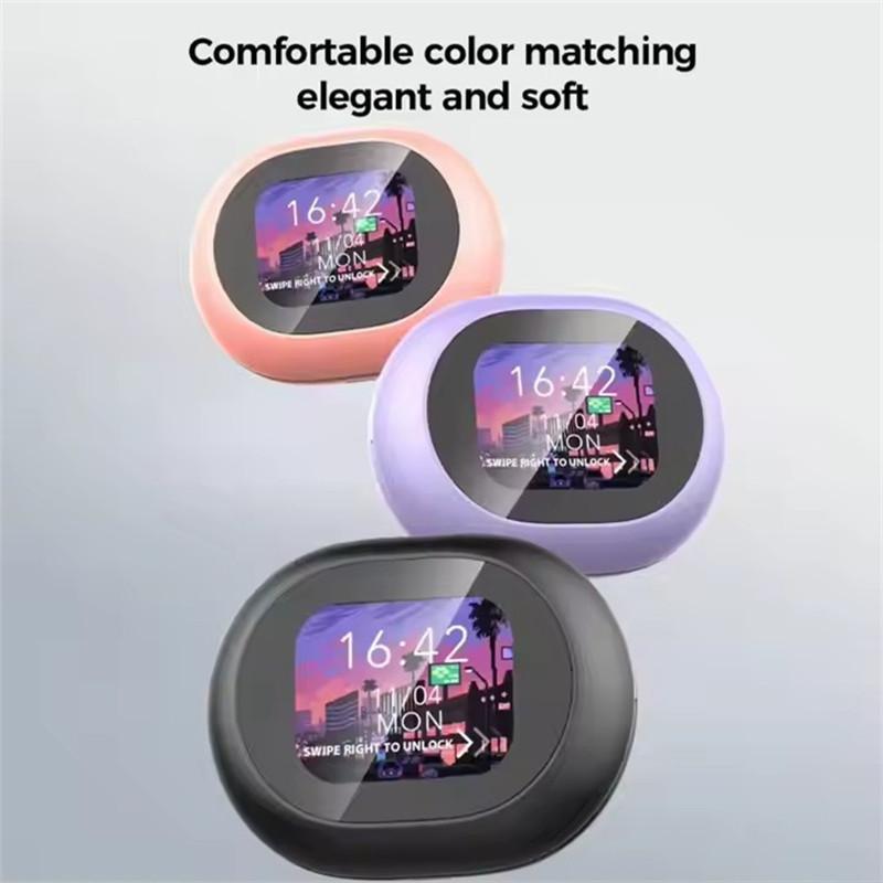 Translator Earphones AI Translation Bluetooth 5.4 Earbuds Sport Headphone Touch Screen Wireless Headsets for Android iOS Workout Gym Sports