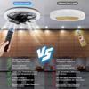 Ceiling Fans with Lights, Socket Fan Light with Remote, Dimmable 3000K-6500K ,Socket Modern Flush Mount Low Profile Ceiling Fan